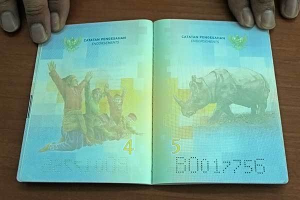 halaman kosong paspor indonesia