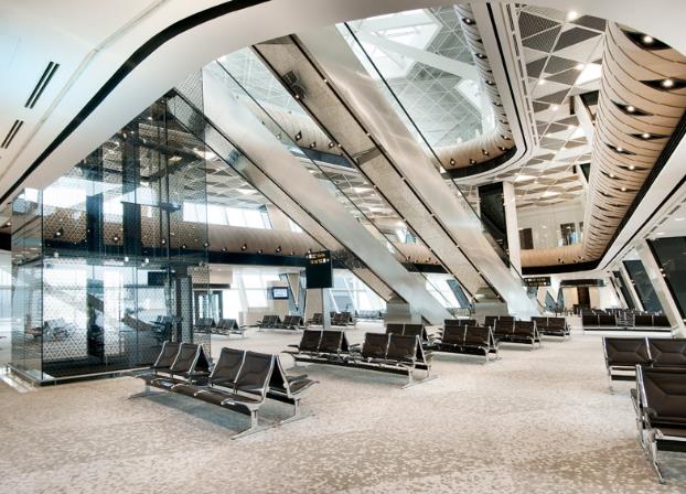 Desain interior ruang tunggu bandara